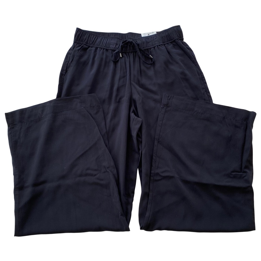 a.n.a Wide Leg Casual Pants Women‎ Small Rayon Flowy High Rise Classic Capsule
